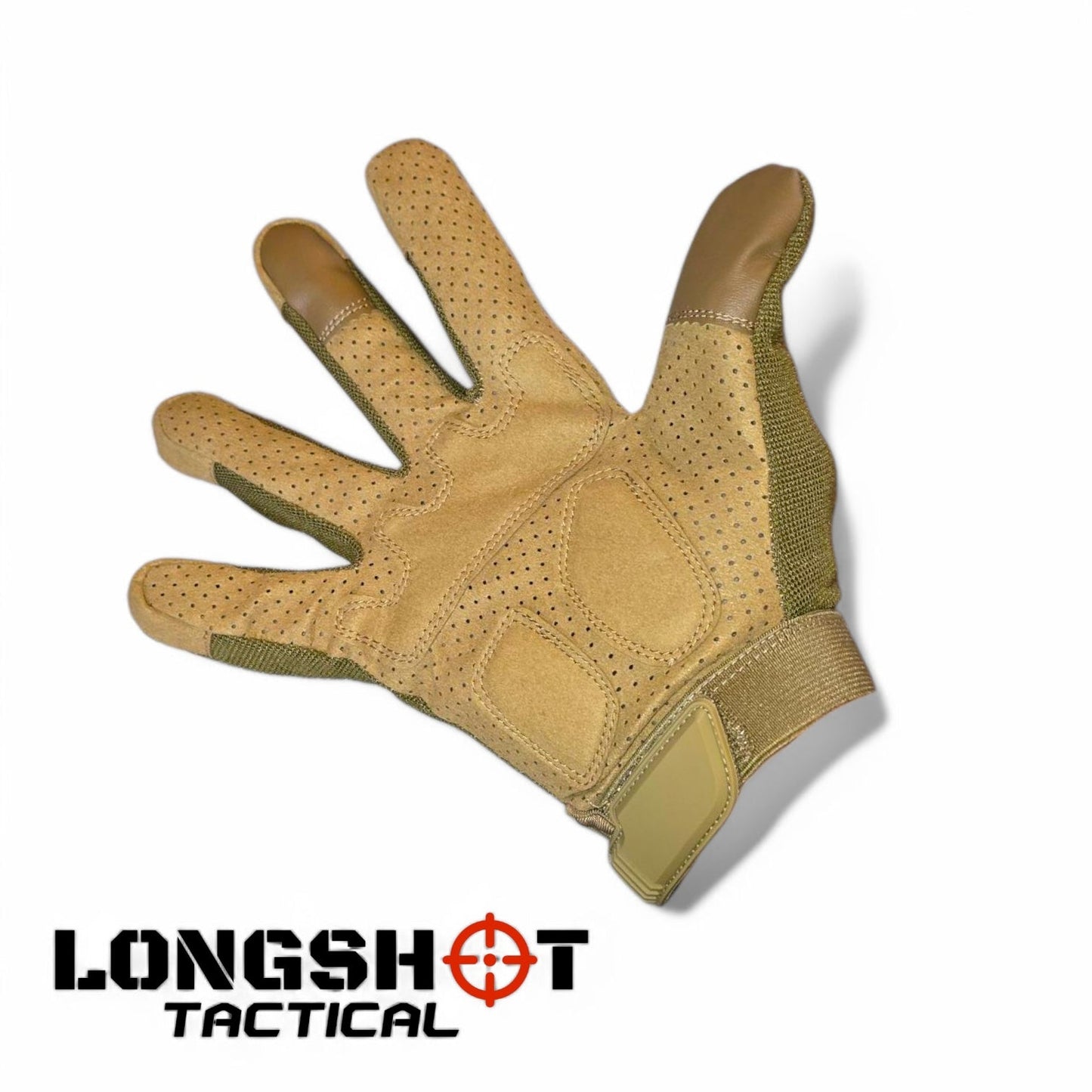 Longshot Tactical Airsoft Gloves With Knuckle Protection — M (8) - Longshot Tactical