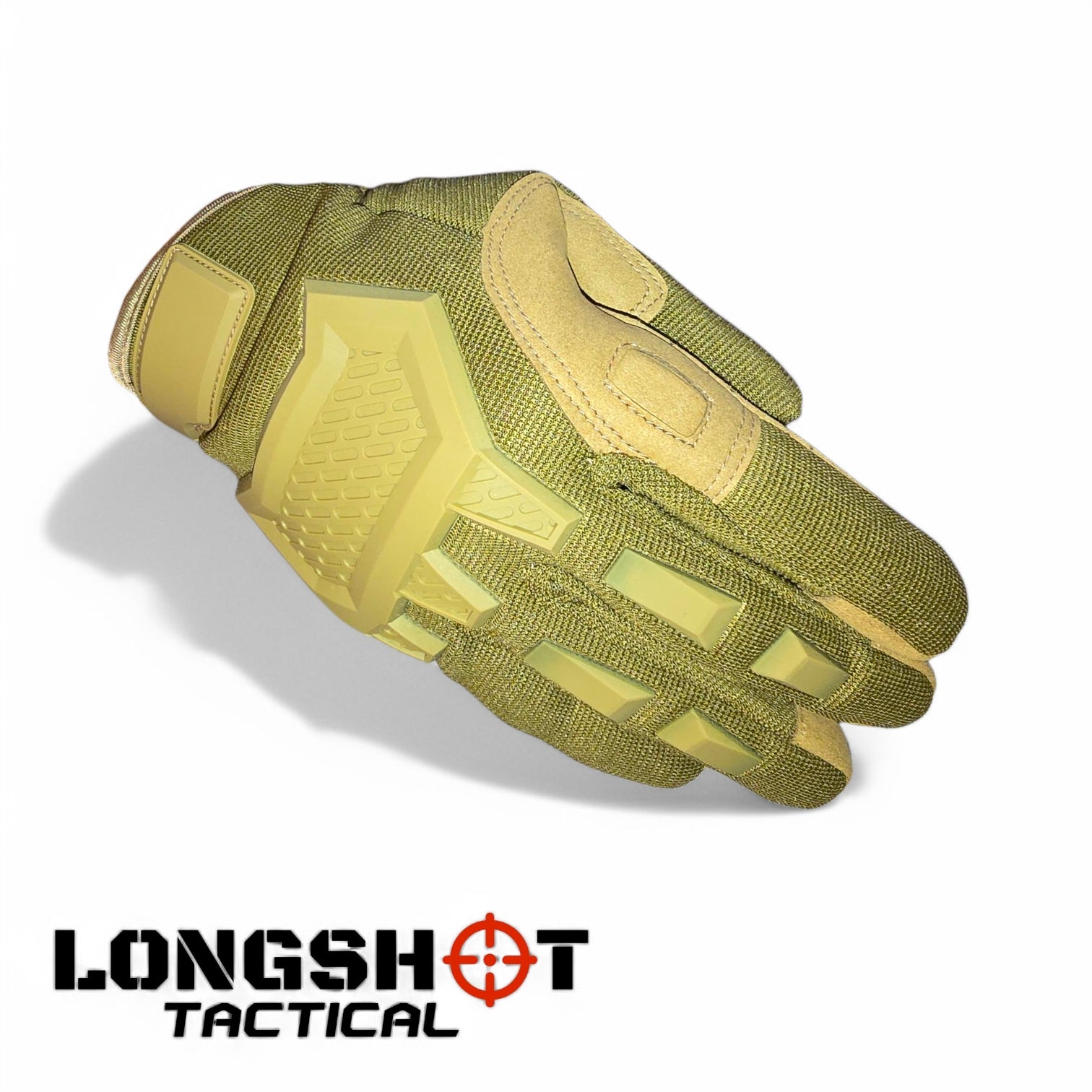 Longshot Tactical Airsoft Gloves With Knuckle Protection — M (8) - Longshot Tactical