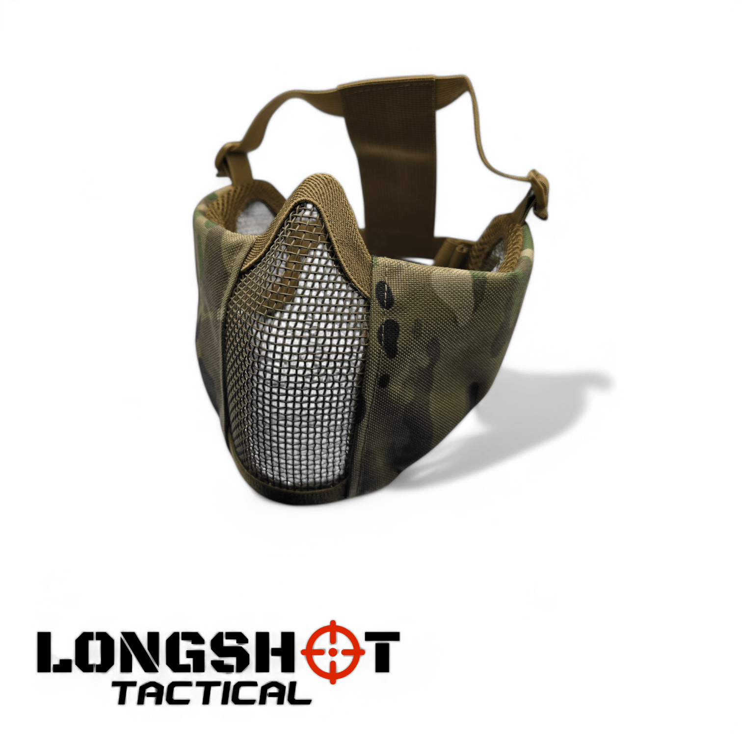 Longshot Tactical Airsoft Mesh Face Mask - MTP style - Longshot Tactical