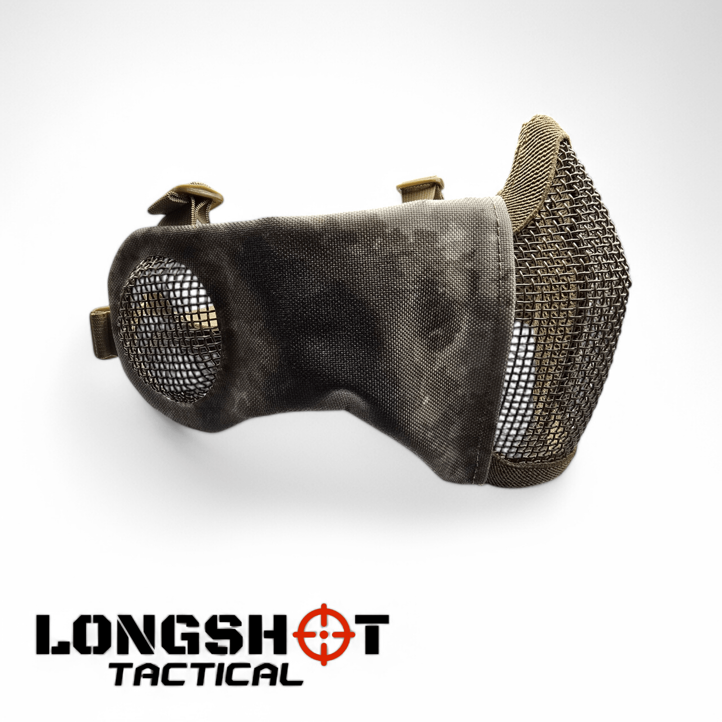 Longshot Tactical Airsoft Mesh Face Mask - Urban Dust - Longshot Tactical