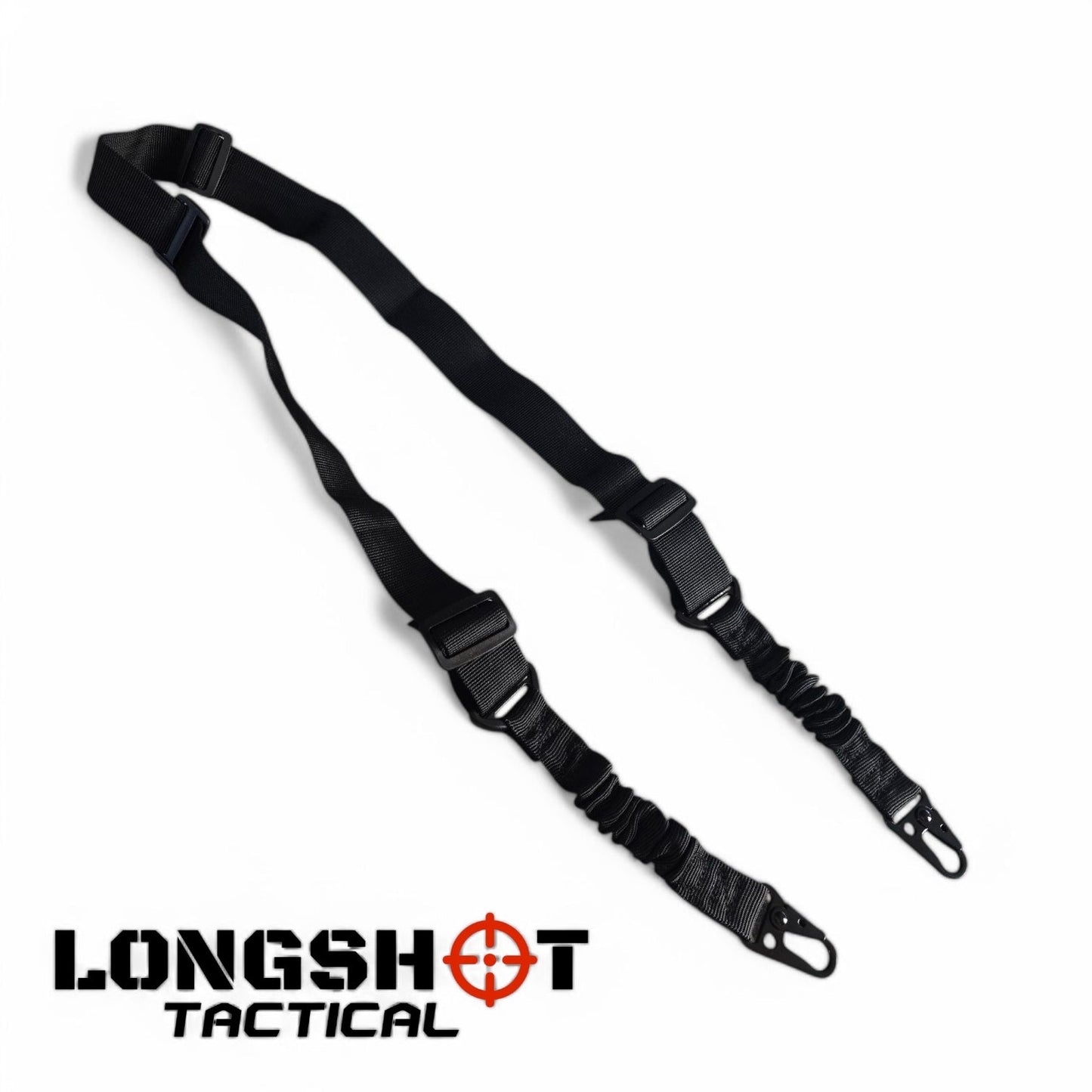 Longshot Tactical Airsoft Rifle Sling — Black - Longshot Tactical