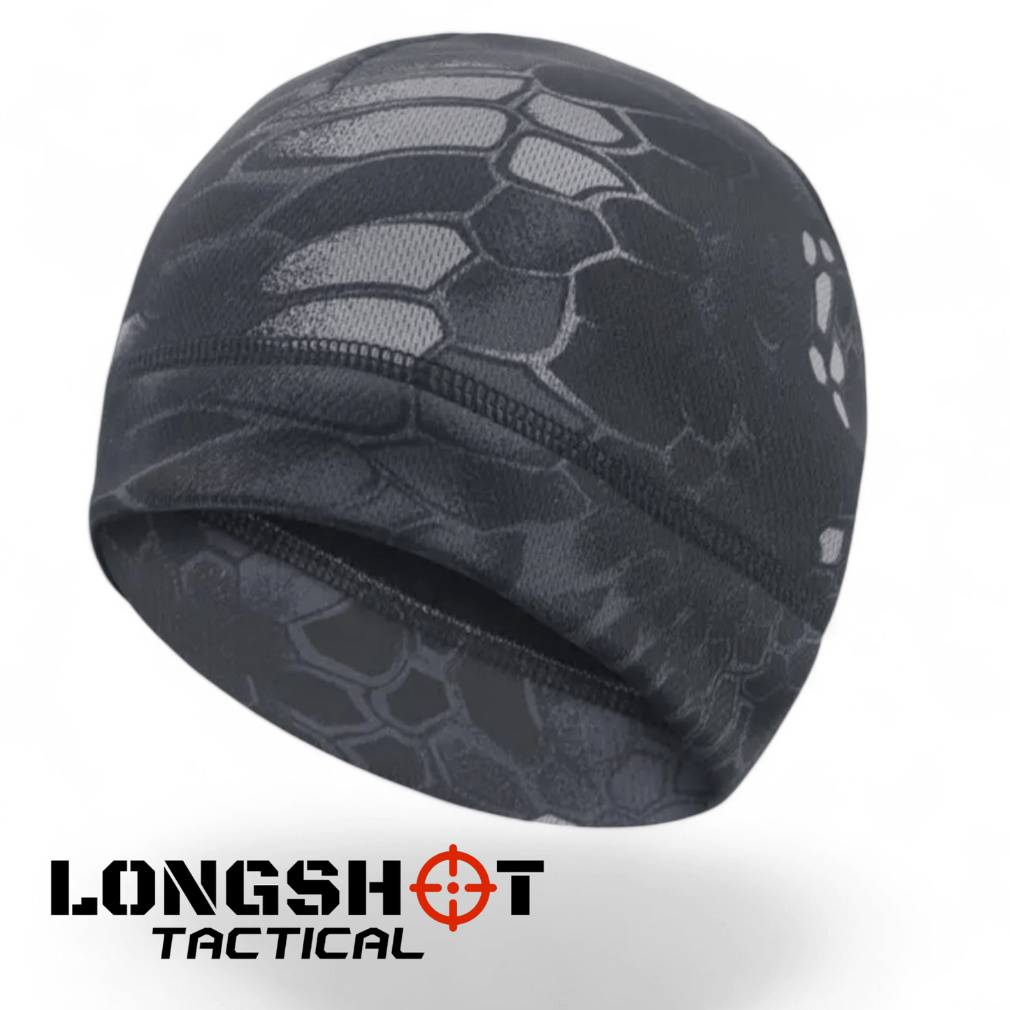 Longshot Tactical Beanie Hat - Reptile Black Camo - Longshot Tactical