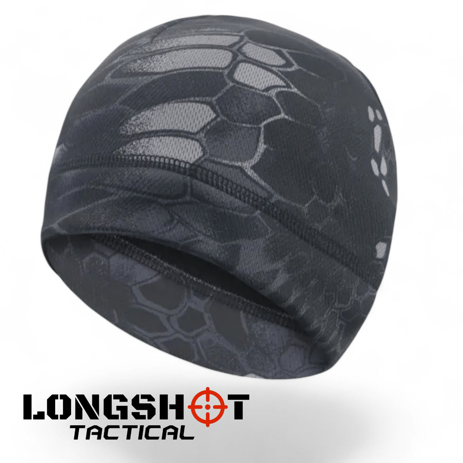 Longshot Tactical Beanie Hat - Reptile Black Camo - Longshot Tactical