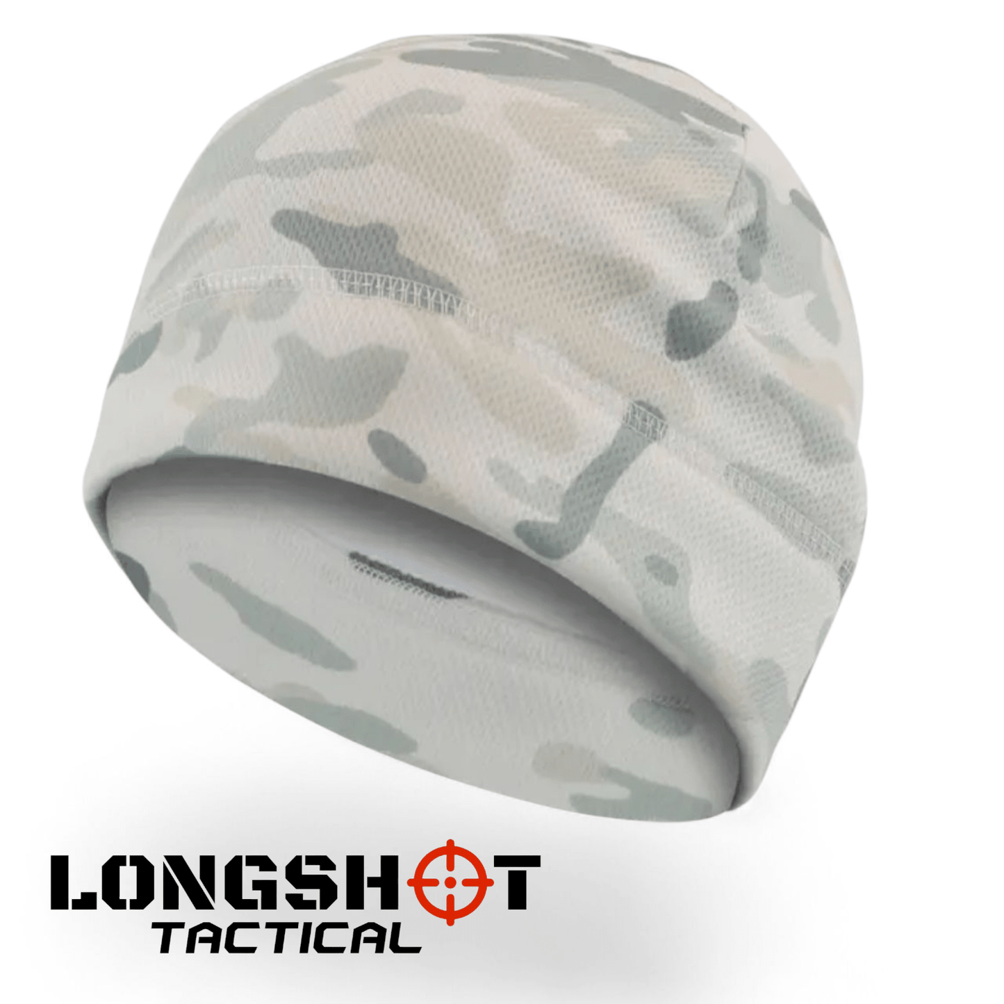 Longshot Tactical Beanie Hat - Snow Camo - Longshot Tactical