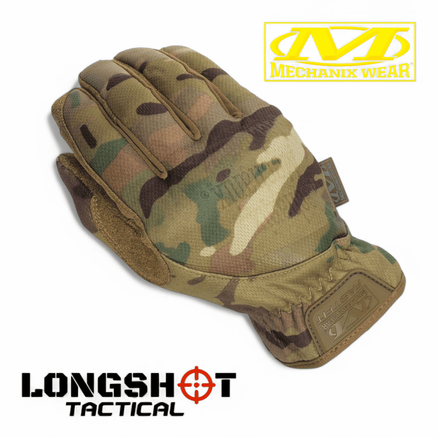 Mechanix Fastfit Tactical Airsoft Gloves - Multicam - Longshot Tactical