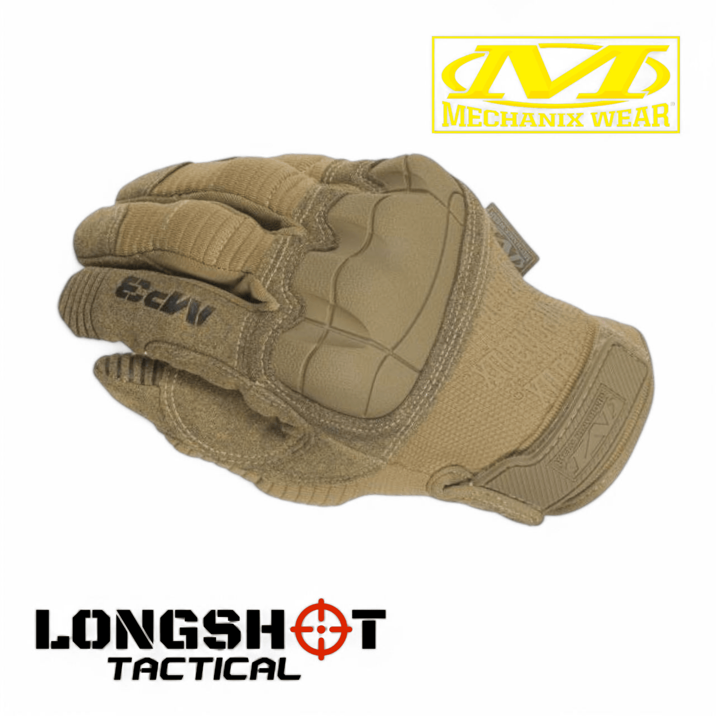 Mechanix M - PACT 3 Coyote Tactical Airsoft Gloves - Longshot Tactical