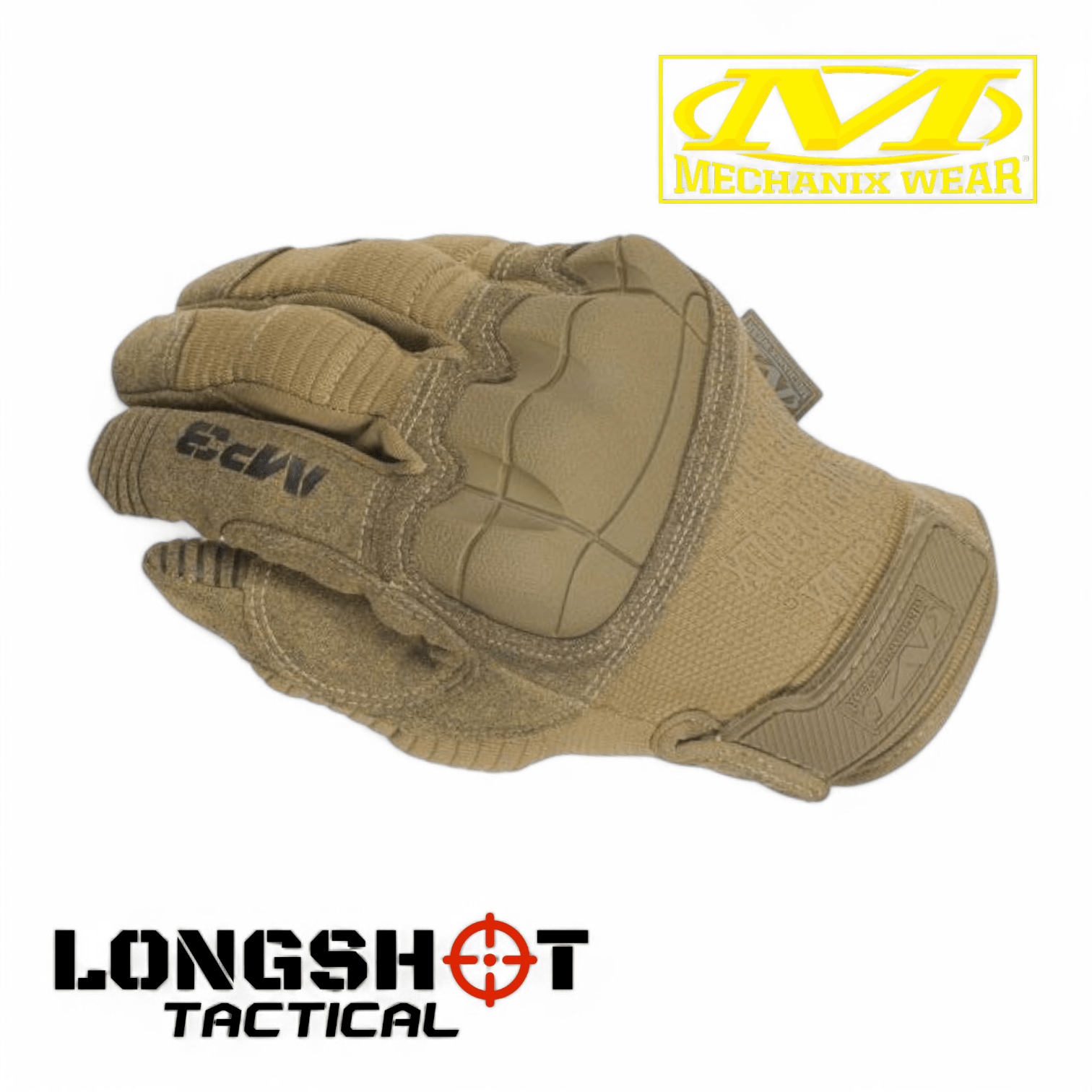 Mechanix M - PACT 3 Coyote Tactical Airsoft Gloves - Longshot Tactical