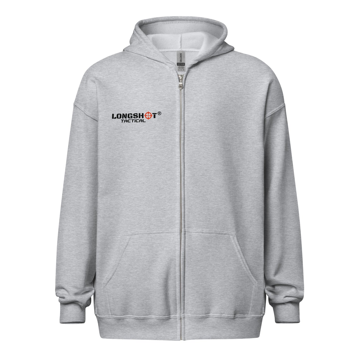 Mens Longshot Tactical heavy blend zip hoodie - Longshot Tactical
