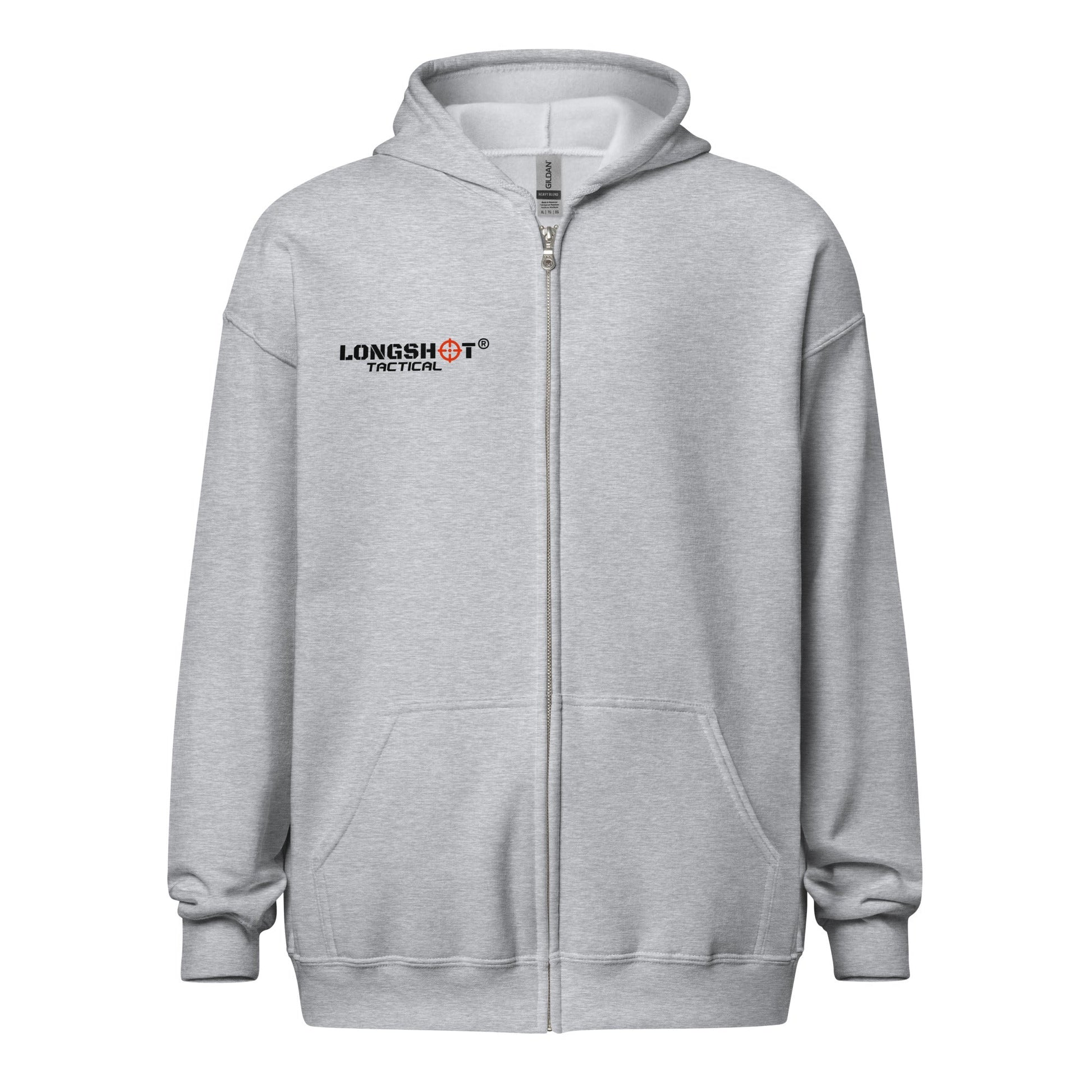 Mens Longshot Tactical heavy blend zip hoodie - Longshot Tactical
