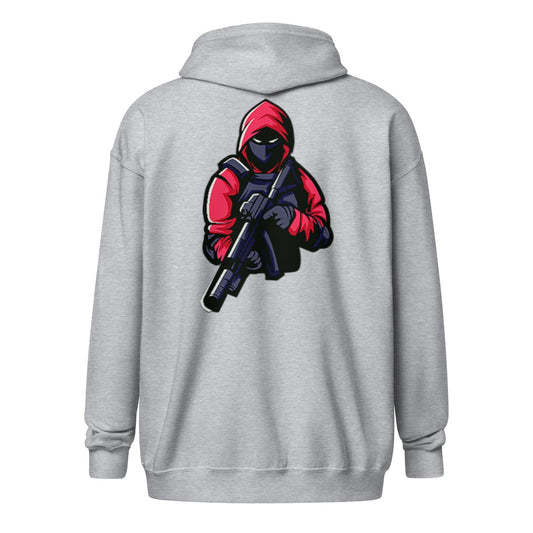 Mens Longshot Tactical heavy blend zip hoodie - Longshot Tactical