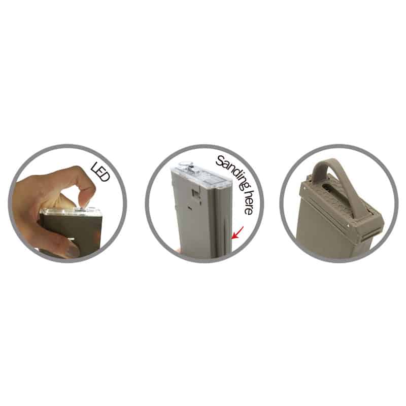 Modify Bhive 150 Round M4 Mid Cap Magazine (Tan) - Longshot Tactical