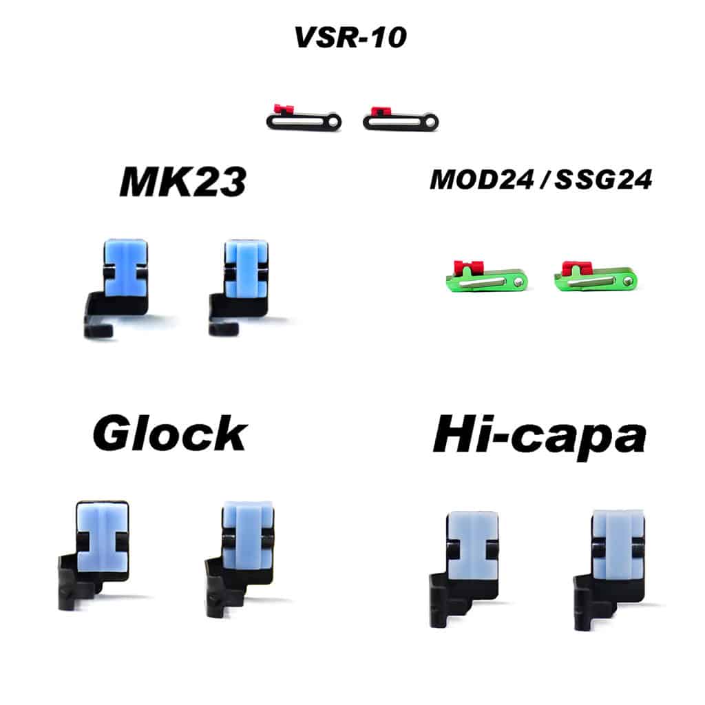 Modify H - Nub Set For VSR / GBB (Twin Pack) - Longshot Tactical