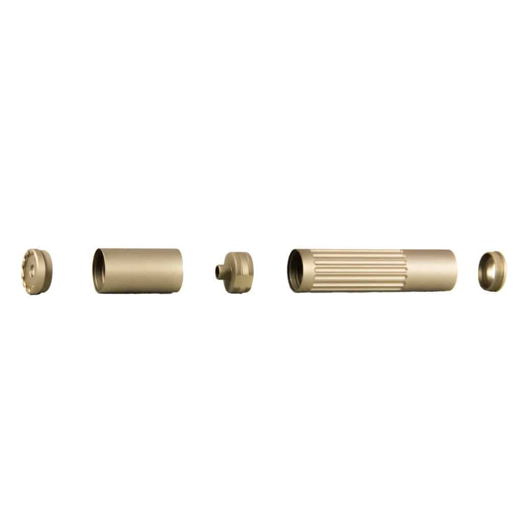 Modify OBserver Over - Barrel Mock Suppressor (Tan) - Longshot Tactical