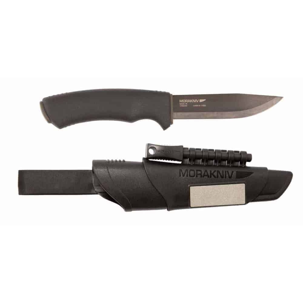 Morakniv Bushcraft Survival Knife Black - Longshot Tactical