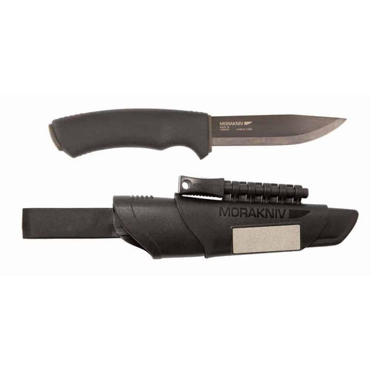 Morakniv Bushcraft Survival Knife Black - Longshot Tactical