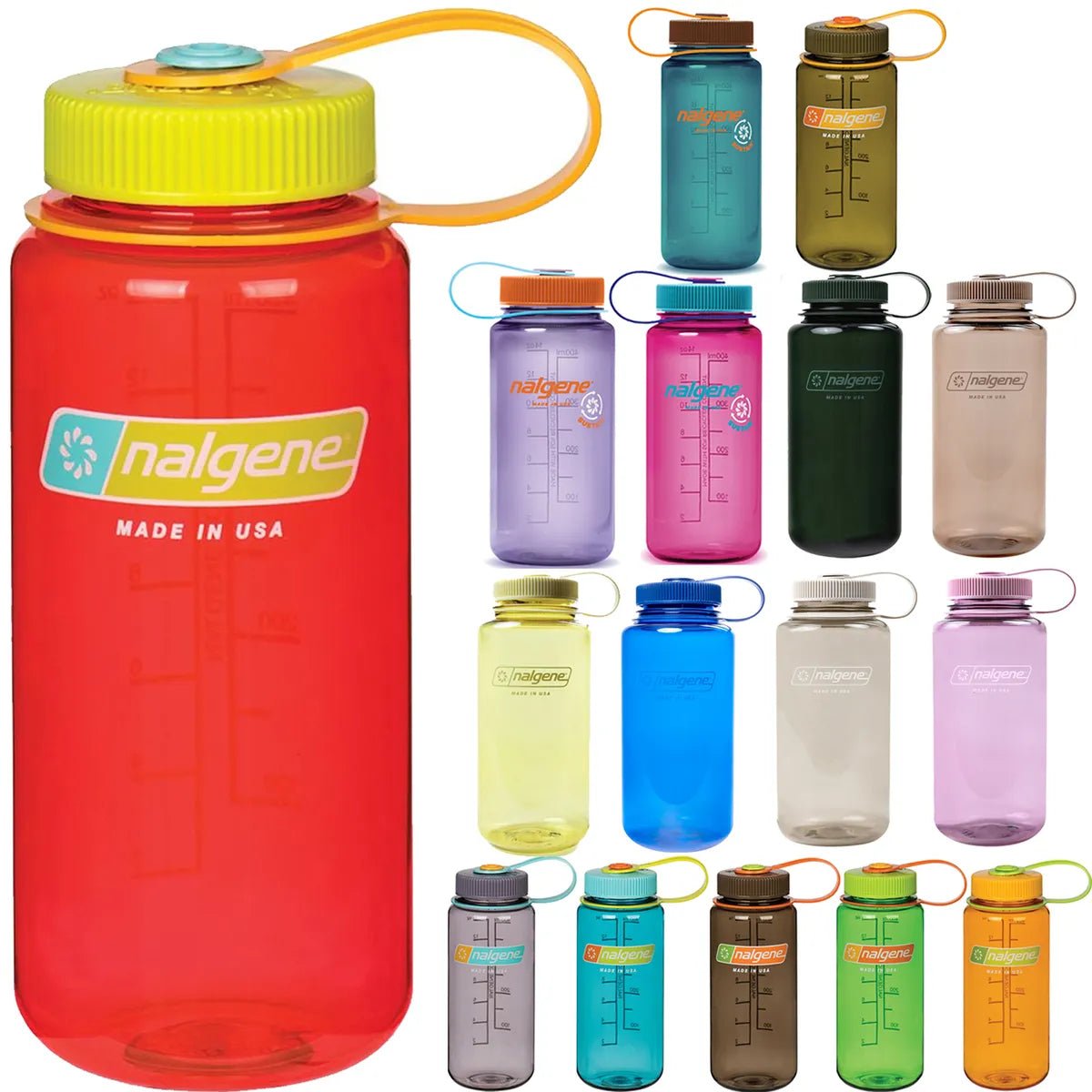Nalgene 16oz 0.5L Wide Mouth Sustain Bottle - Longshot Tactical