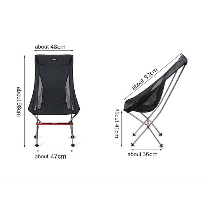 Naturehike 600D compact oversized camping Chair - Longshot Tactical