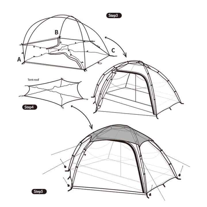 Naturehike Cloud Peak 2 - Man Tent (Green) T DOOR (Limited Run) - Longshot Tactical