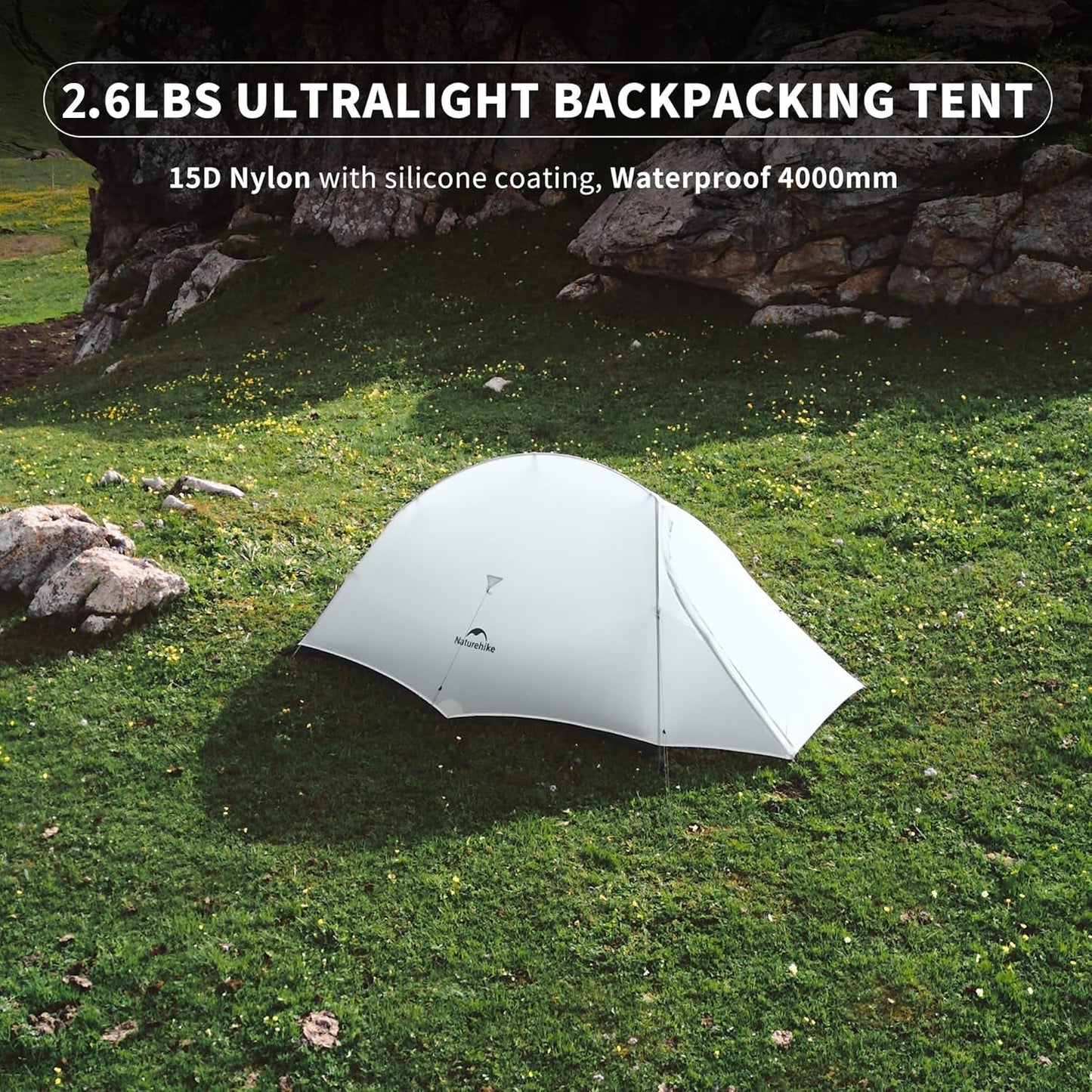 Naturehike Cloud Up Ultralight 1 Person Tent with footprint - Longshot Tactical