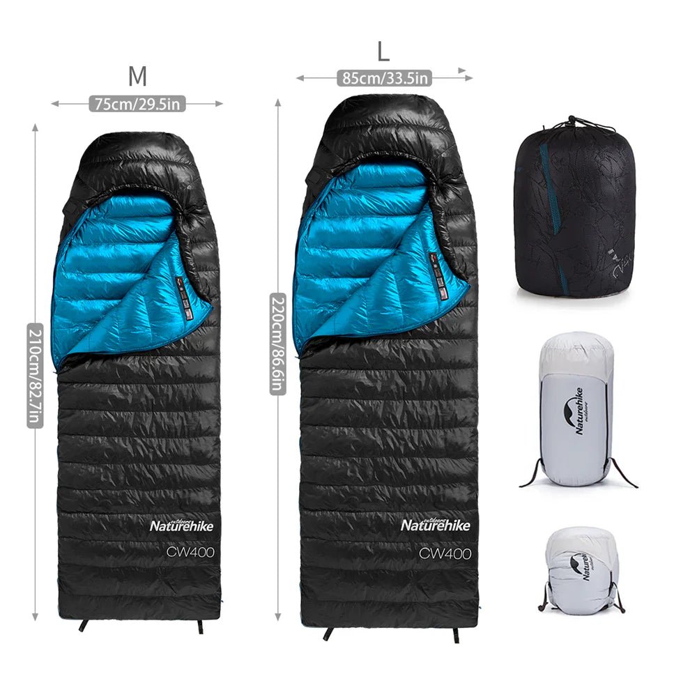 Naturehike Duck Down Sleeping Bag - Various Sizes - Longshot Tactical