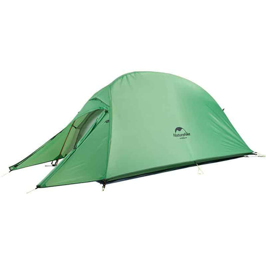 Naturehike Outdoor Camping CloudUp Tent 201T Green with Mat - Longshot Tactical