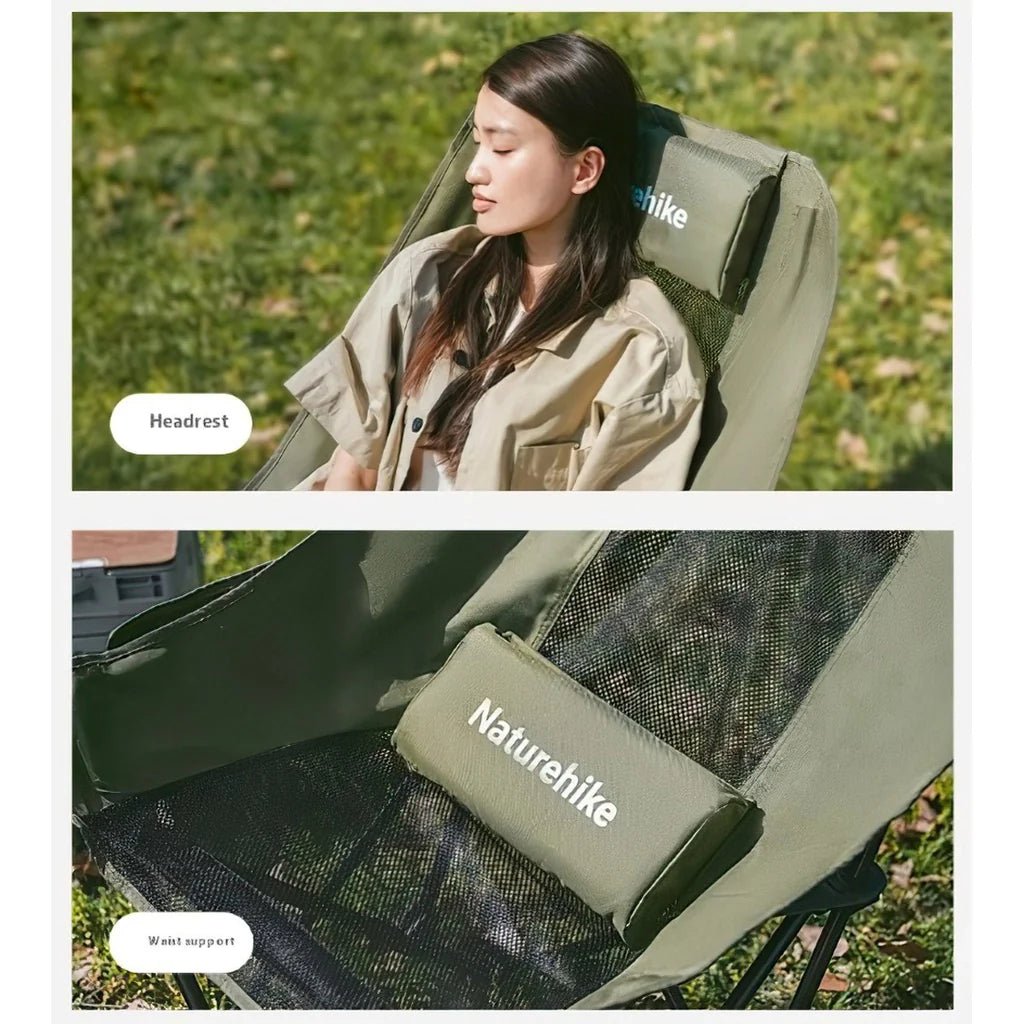 Naturehike Sea Star 002 High-Back Mesh Moon Chair - Longshot Tactical
