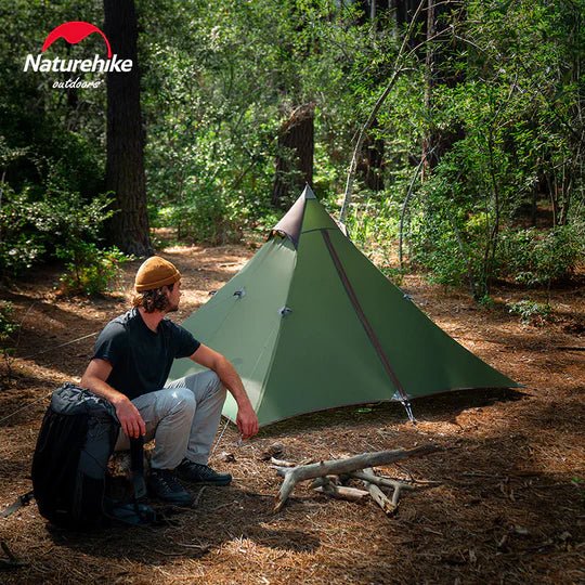 Naturehike Spire Hiking 1 Person Ultralight Camping Tent Green Full Kit - Longshot Tactical