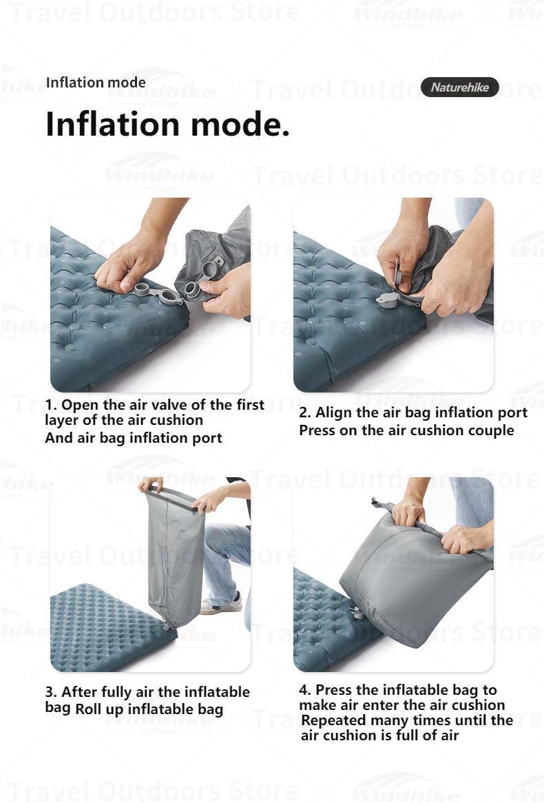 Naturehike Ultralight sleeping Pad (Large) R 3.5 - Longshot Tactical