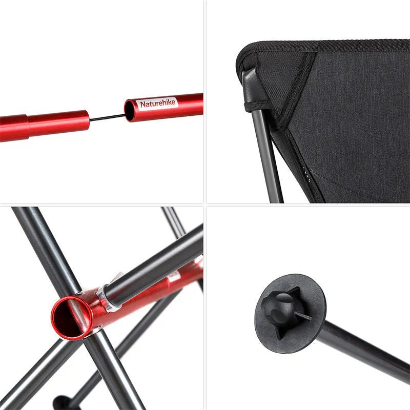 Naturehike YL05 Ultralight Portable Camping Chair (low or high back) - Longshot Tactical