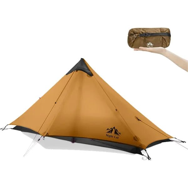 Night Cat 1 Person Ultra Lightweight Backpacking Tent - Longshot Tactical