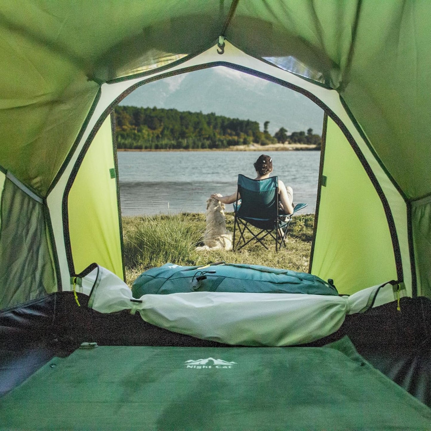 Night Cat 1 Person Ultralight Tunnel Tent – 1.5kg Waterproof - Longshot Tactical