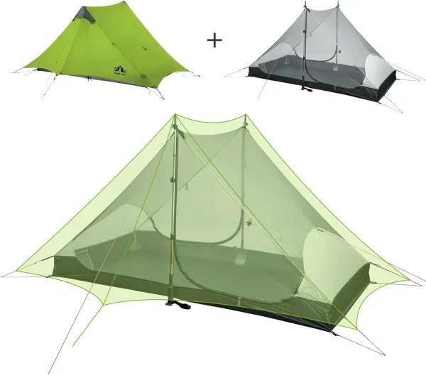 Night Cat 2 Person Ultra Lightweight Backpacking Tent - Longshot Tactical