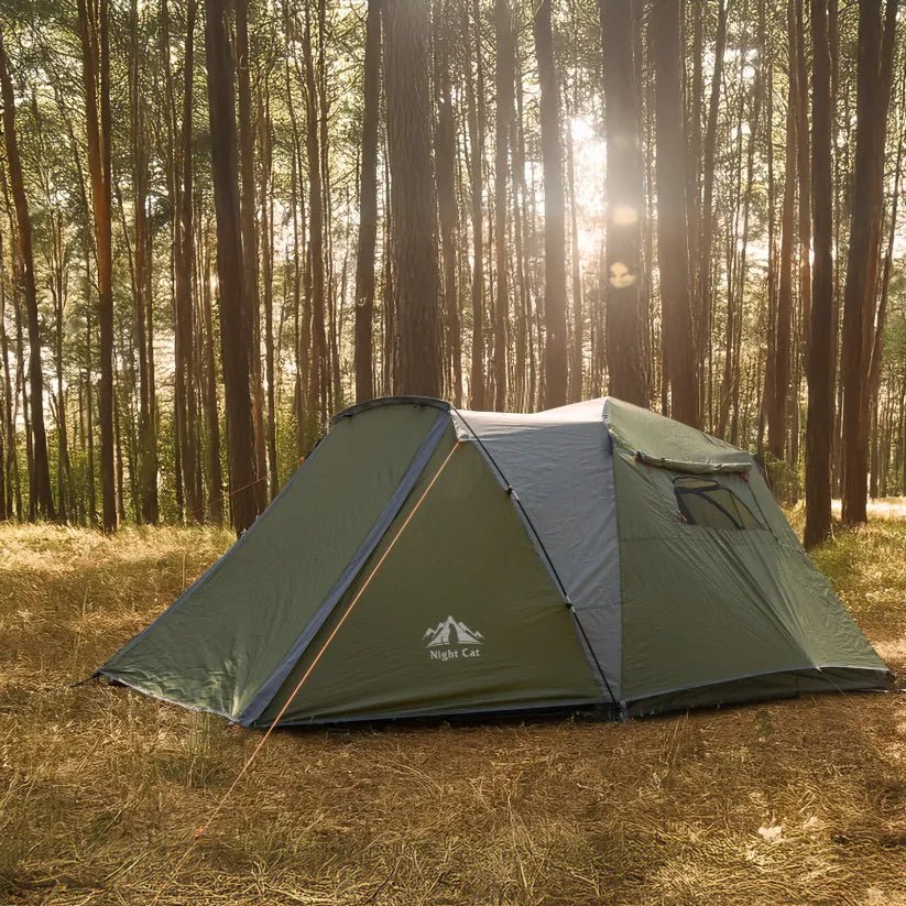 Night Cat 3 - Person Pop - Up Cabin Tent with Porch - Longshot Tactical