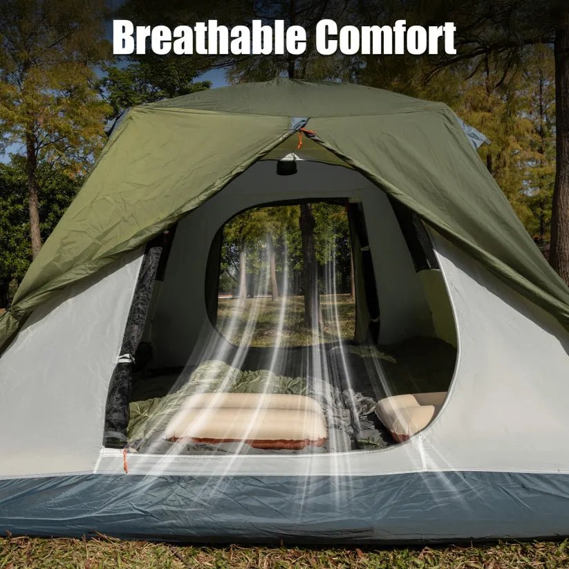 Night Cat 3 - Person Pop - Up Cabin Tent with Porch - Longshot Tactical