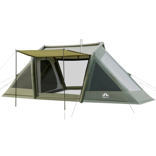 Night Cat 8 Man Inflatable Tent with 2 Bedrooms - Longshot Tactical