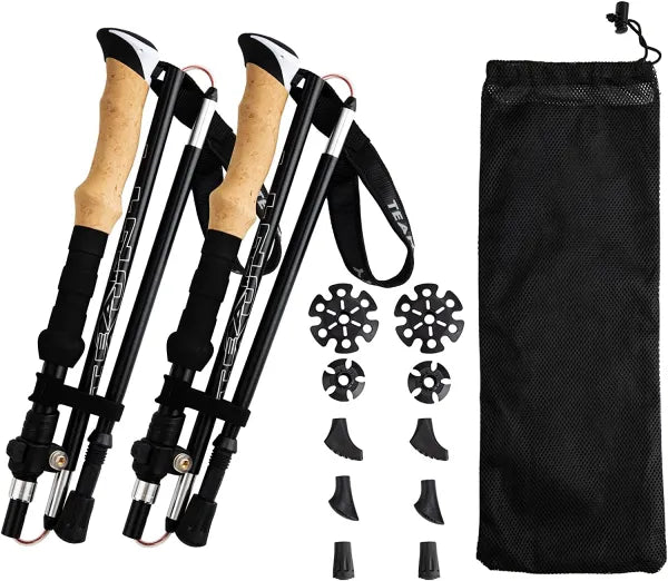 Night Cat Folding Trekking Poles - Longshot Tactical