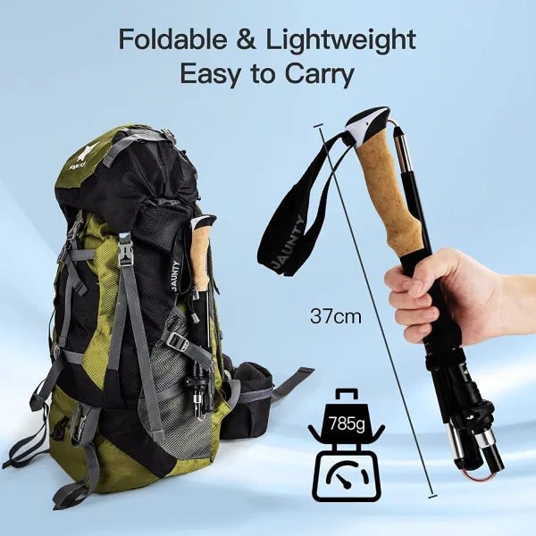 Night Cat Folding Trekking Poles - Longshot Tactical