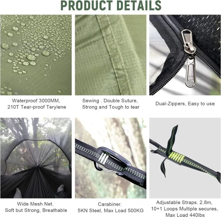 Night Cat Hammock Tent - Longshot Tactical