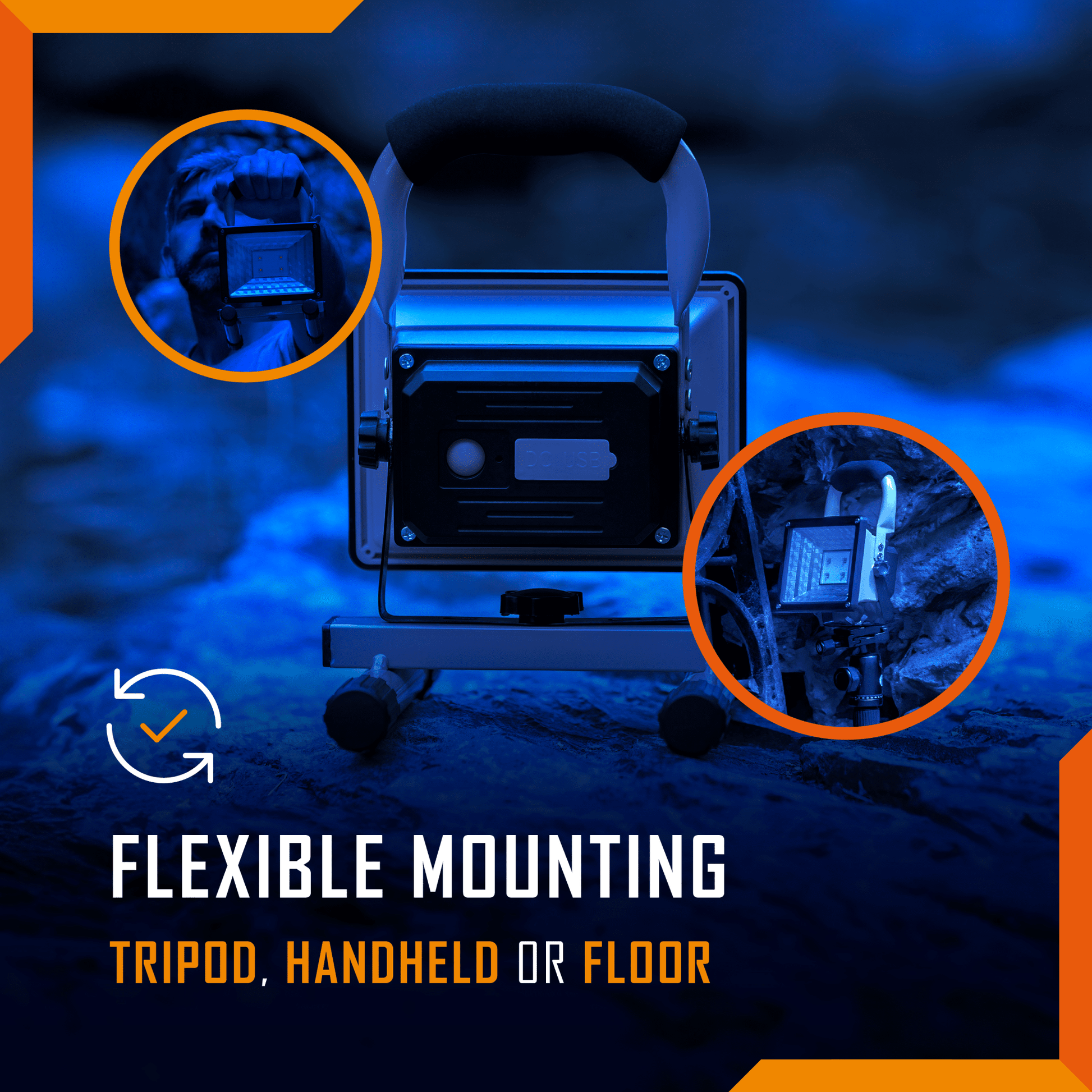 Nightfox Arc | Powerful IR Floodlight | Wide beam | USB - C - Longshot Tactical