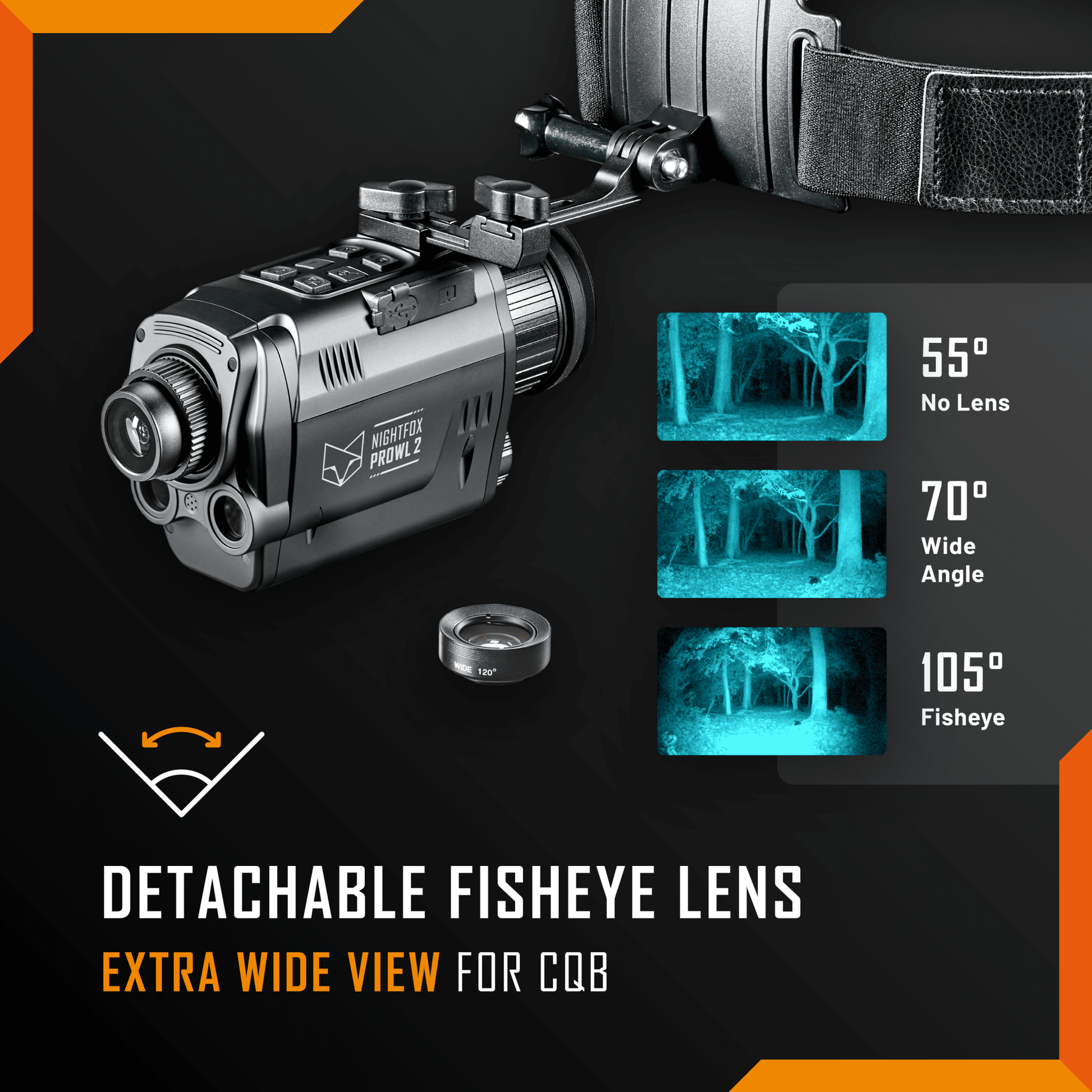 Nightfox Prowl 2 Monocular Night Vision Goggles - Longshot Tactical