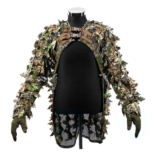 Novritsch 3D Leaf Shoulder Ghillie 2.0 Amber L/XL - Longshot Tactical