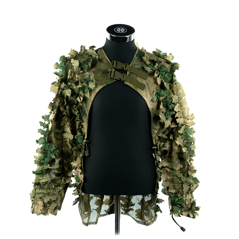 Novritsch 3D Leaf Shoulder Ghillie 2.0 Everglade L/XL - Longshot Tactical