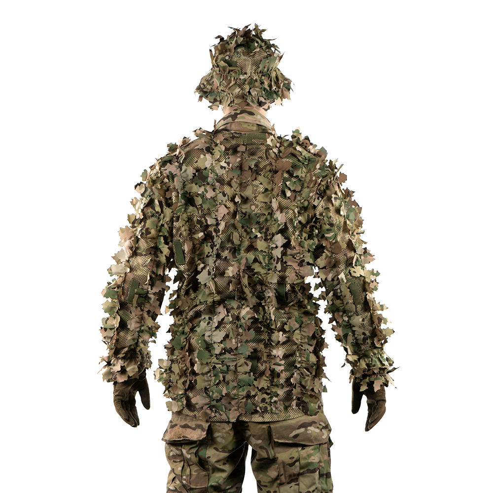 Novritsch 3D Leaf Shoulder Ghillie 2.0 Everglade L/XL - Longshot Tactical