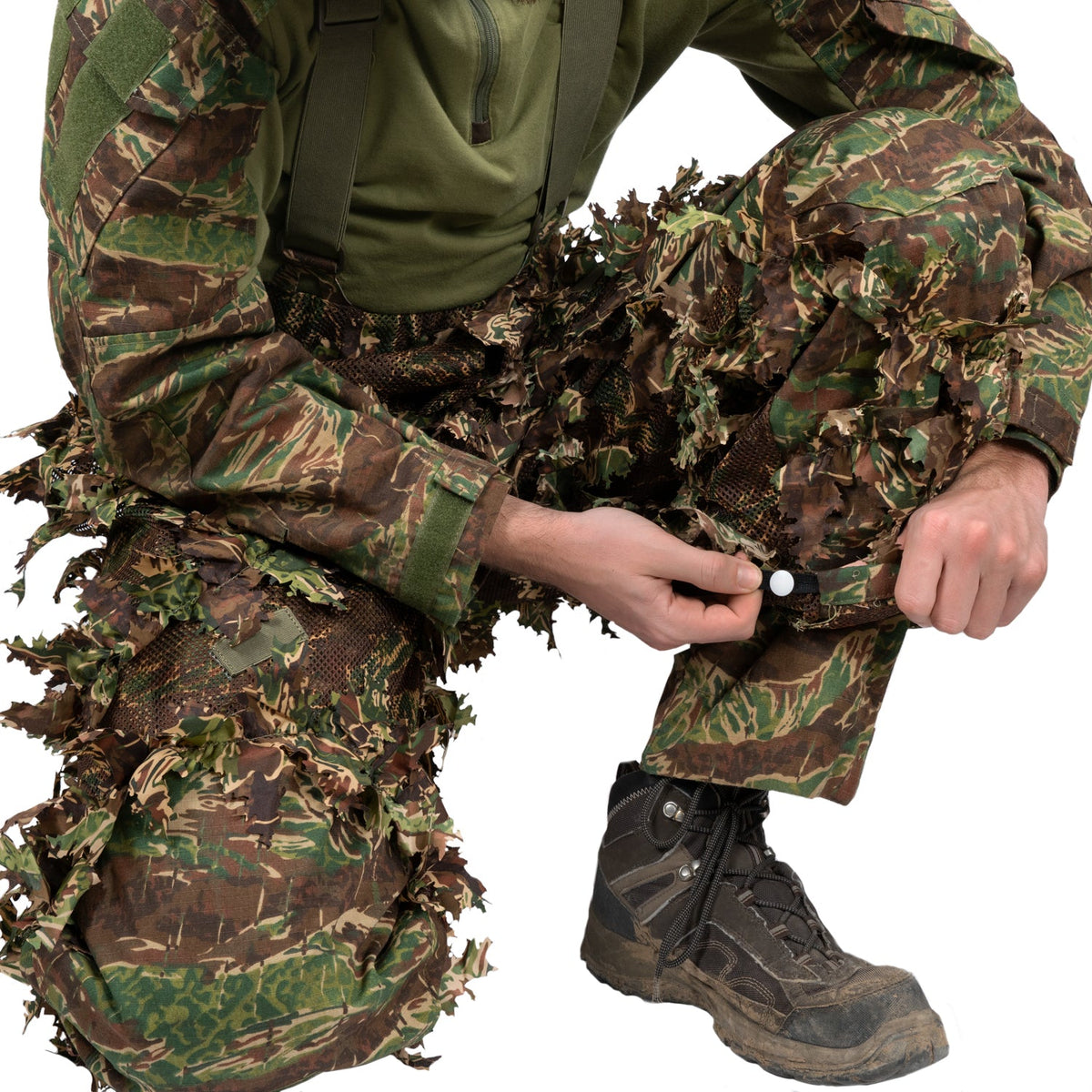 NOVRITSCH Modular 3D Ghillie Pants - Amber - Longshot Tactical