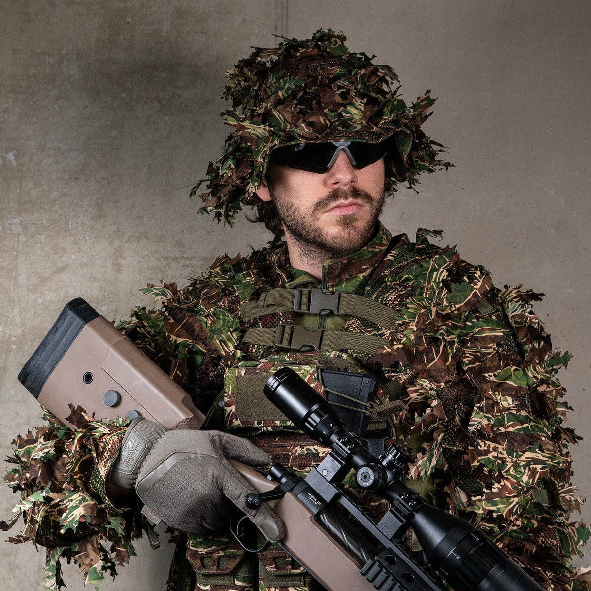 Novritsch Modular 3D Ghillie Suit Boonie - Everglade L/XL - Longshot Tactical