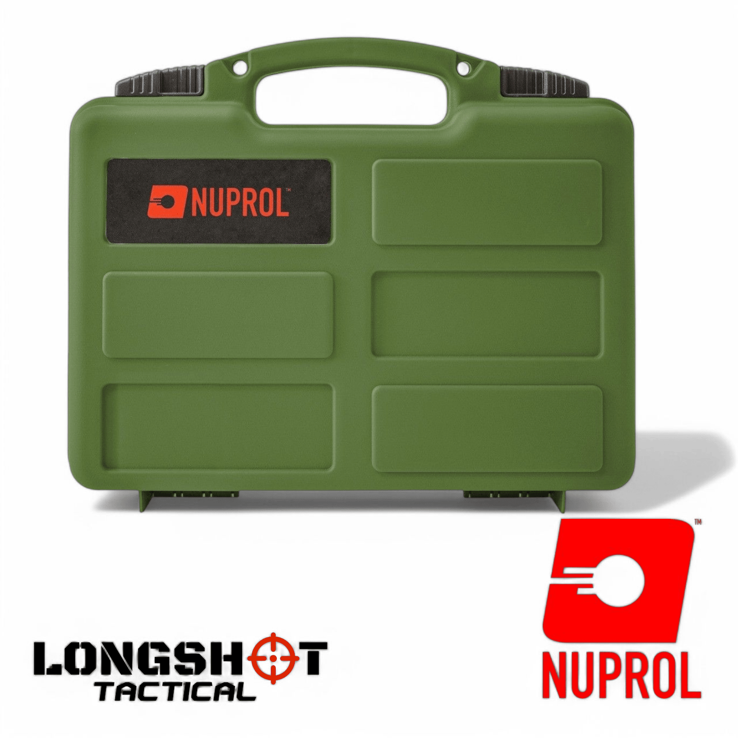 Nuprol Tactical Airsoft Pistol Hard Case Green - Longshot Tactical