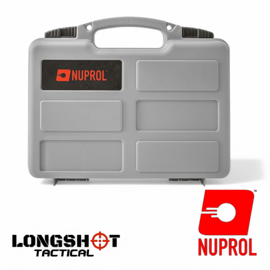 Nuprol Tactical Airsoft Pistol Hard Case Grey - Longshot Tactical