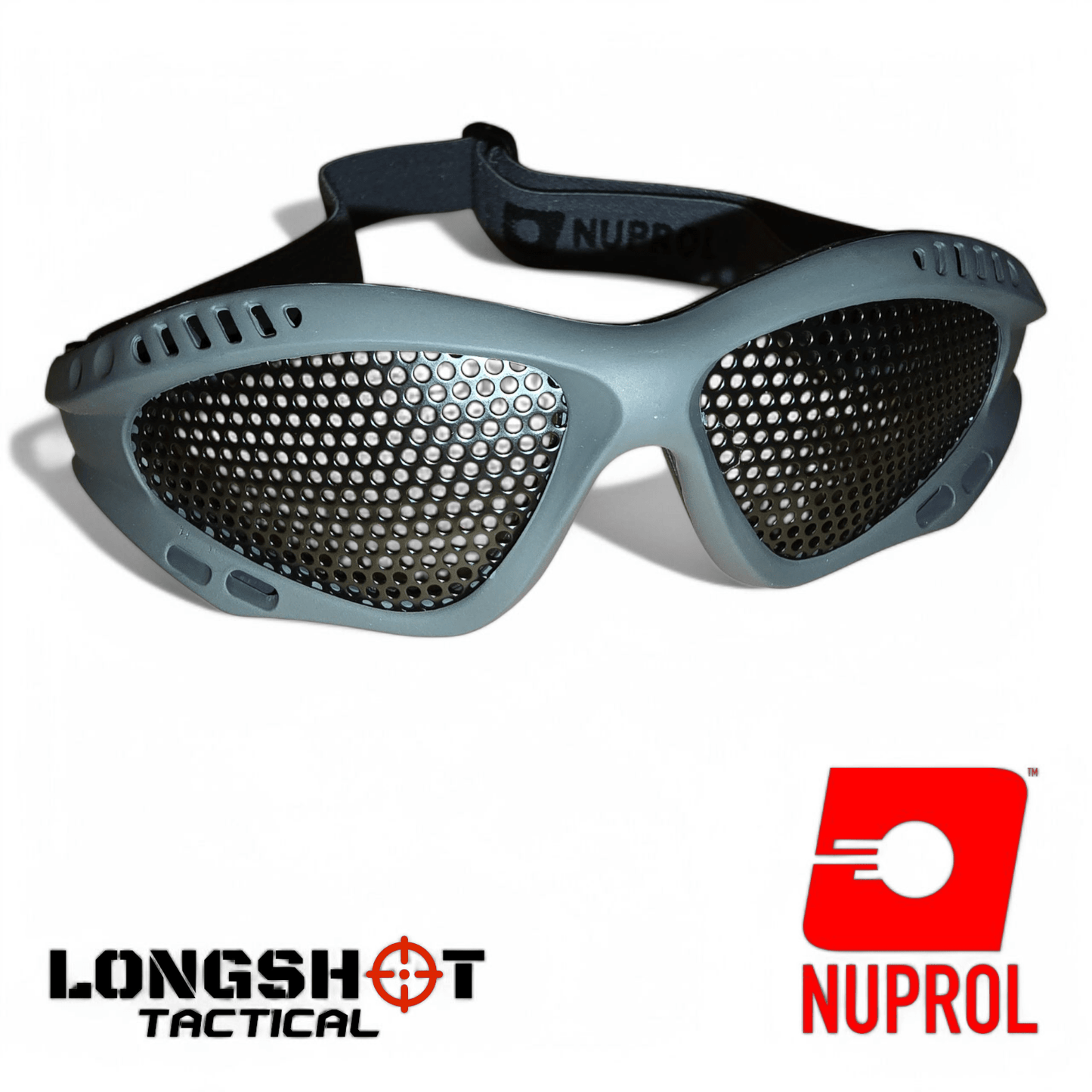 Nuprol Tactical Airsoft Shades Eye Protection - Grey, Small - Longshot Tactical