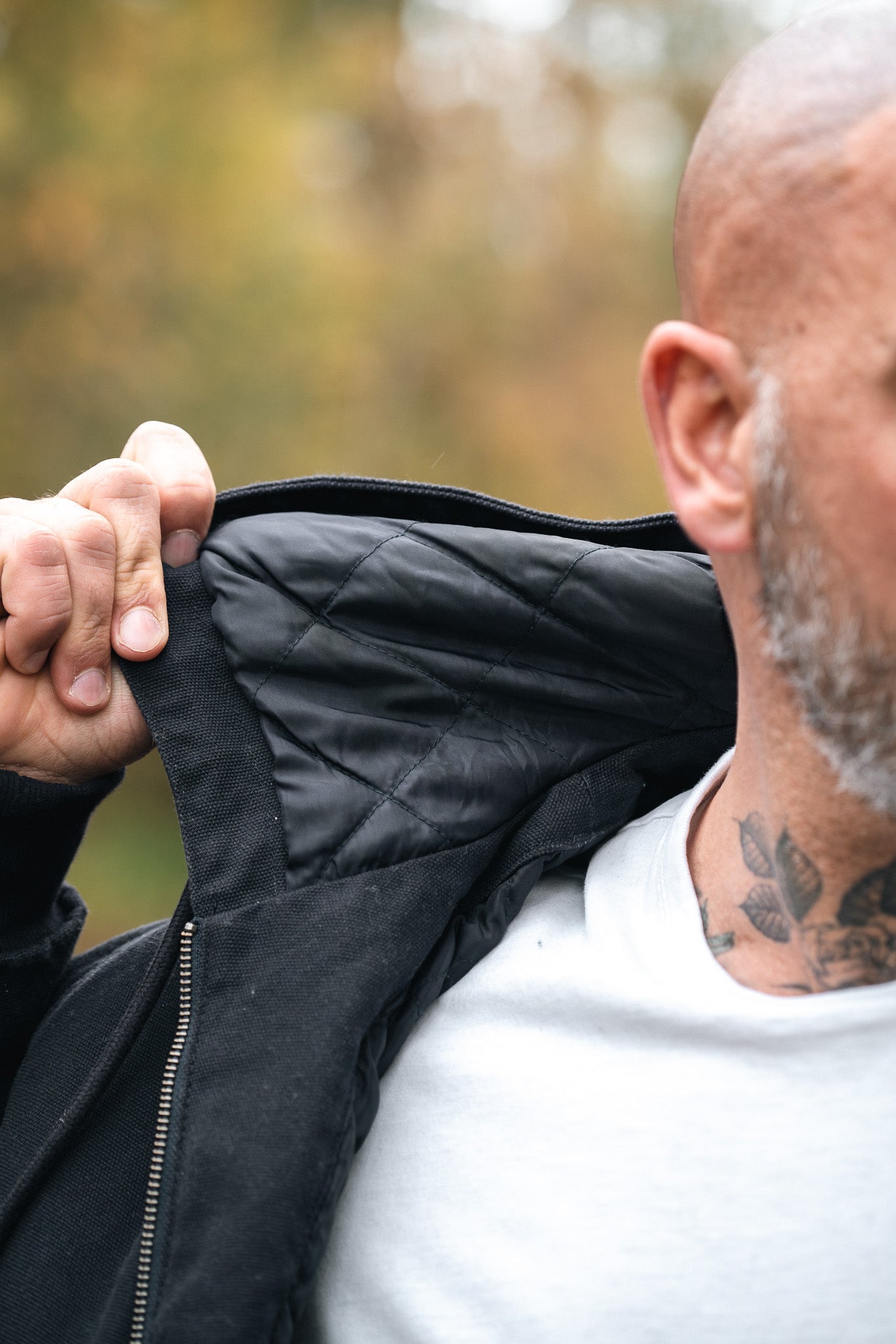 NVYSKN Canvas Bomber Jacket – Heavyweight Cotton Duck Coat - Longshot Tactical