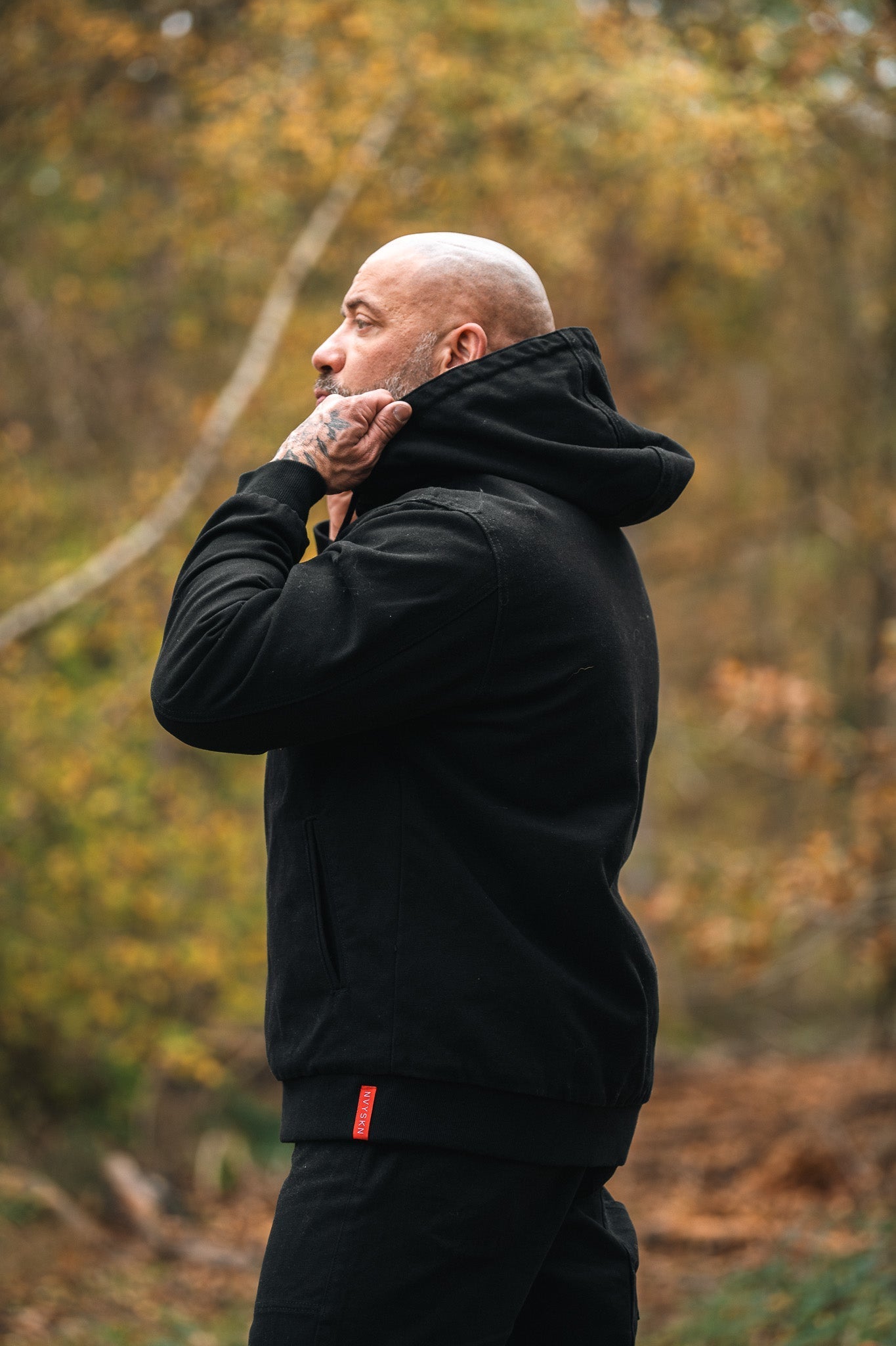 NVYSKN Canvas Bomber Jacket – Heavyweight Cotton Duck Coat - Longshot Tactical